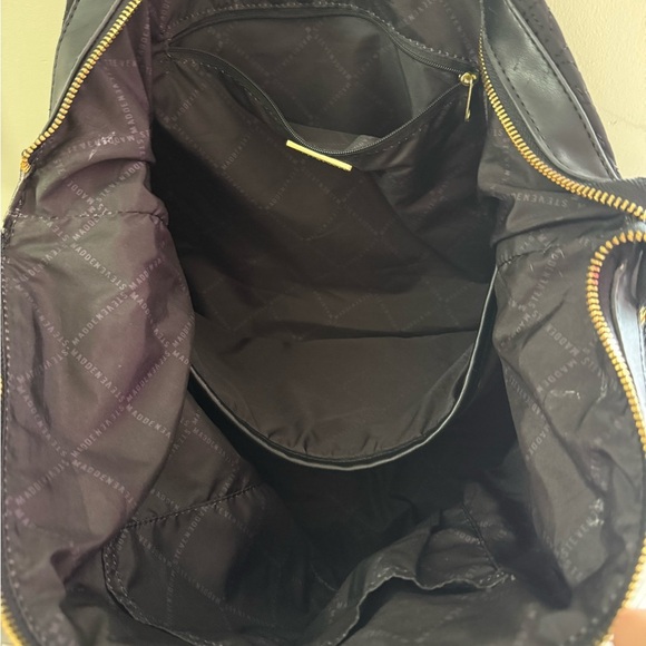 Steve Madden Textured Black Tote Bag - Picture 16 of 16